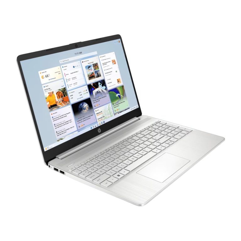 HP 15s FQ5004NIA i3 laptop- side profile