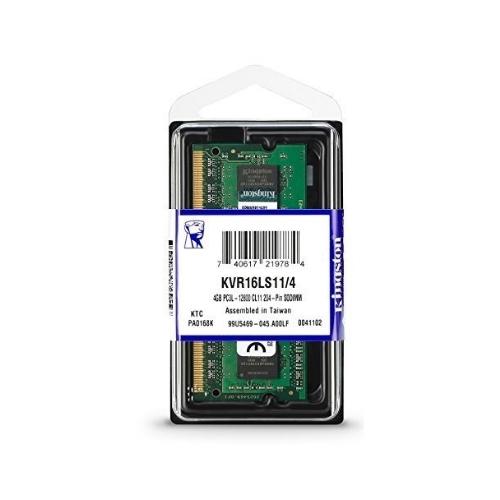 Kingston 4GB 1600MHz DDR3L Laptop RAM (KVR16LS11/4)