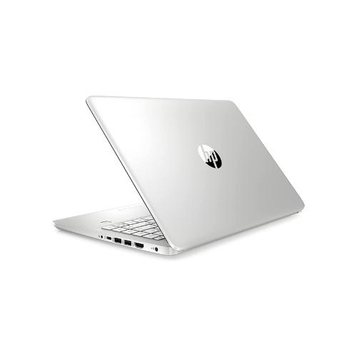 Silver color semi-open HP laptop